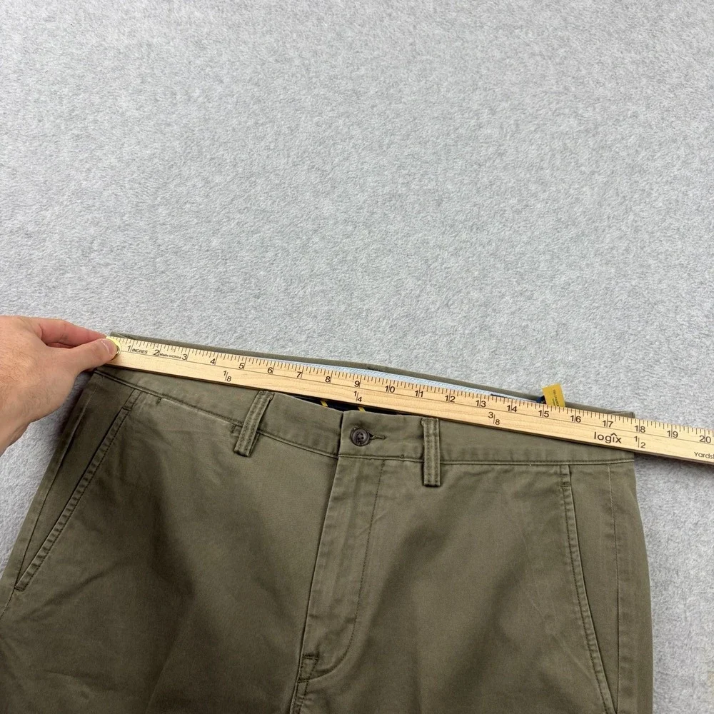Polo Ralph Lauren‎ Pants Men 34x34 (Fits 36x32) Green Stretch Cotton Twill Chino